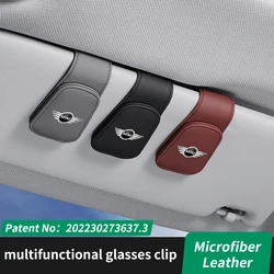 Car Glasses Clip Sunglasses Ticket Card Holder For BMW MINI CooperS John-Cooperworks F54 F55 F56 F57 R50 R51 R52 R53 R54 R55 R56