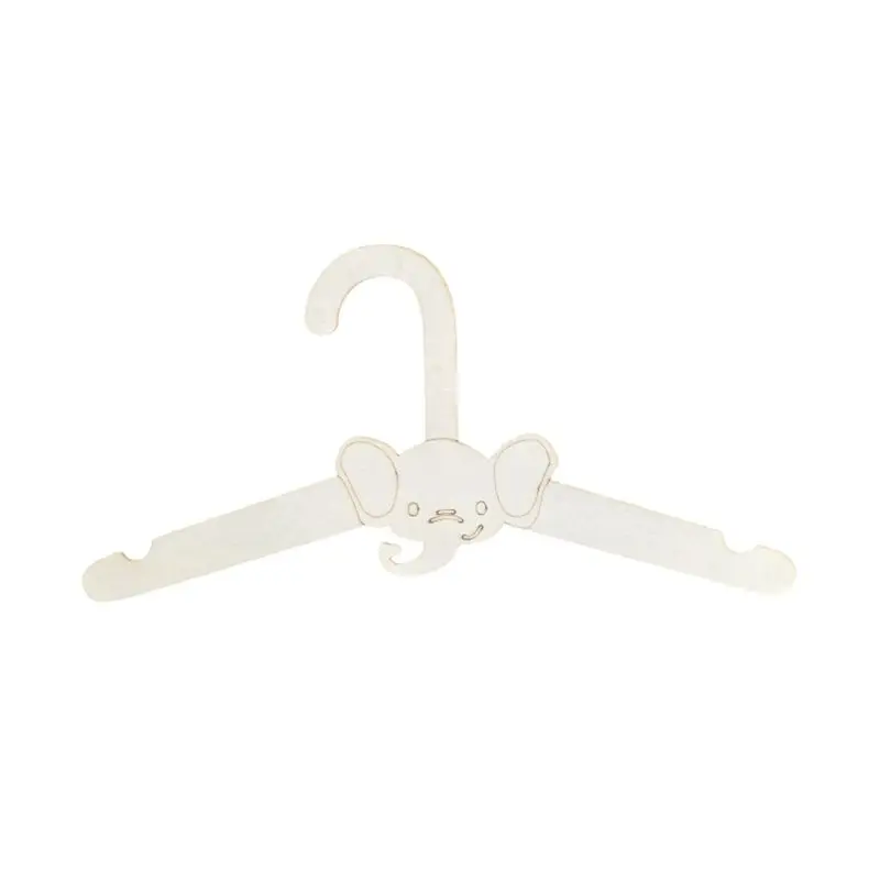 AT44-20PCS Bonito Perchero de Madera para Colgar en la Pared, Organizador de Almacenamiento de Ropa de Bebé, Soporte de Exhibición de Madera
