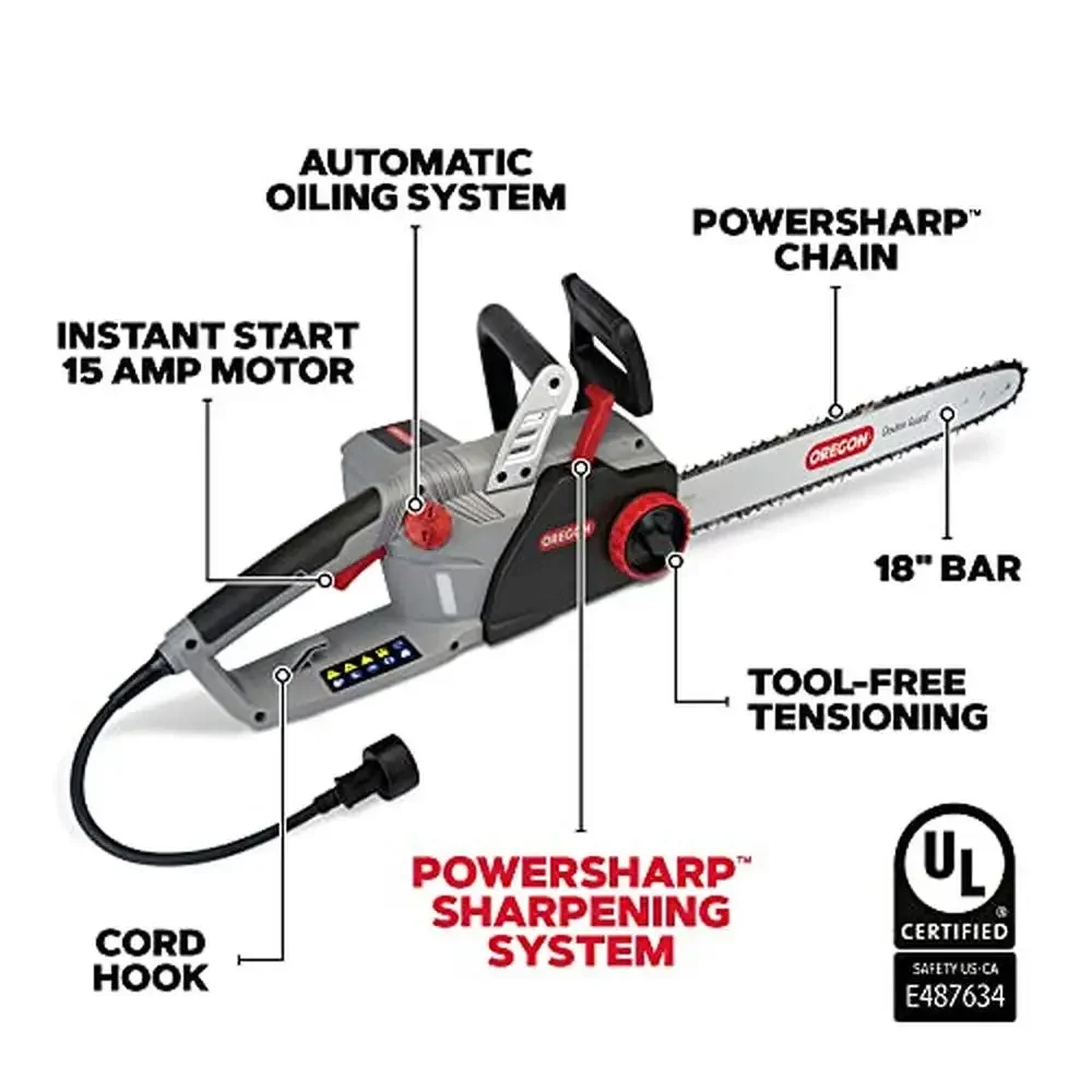 Self-Sharpening Electric Chainsaw 18