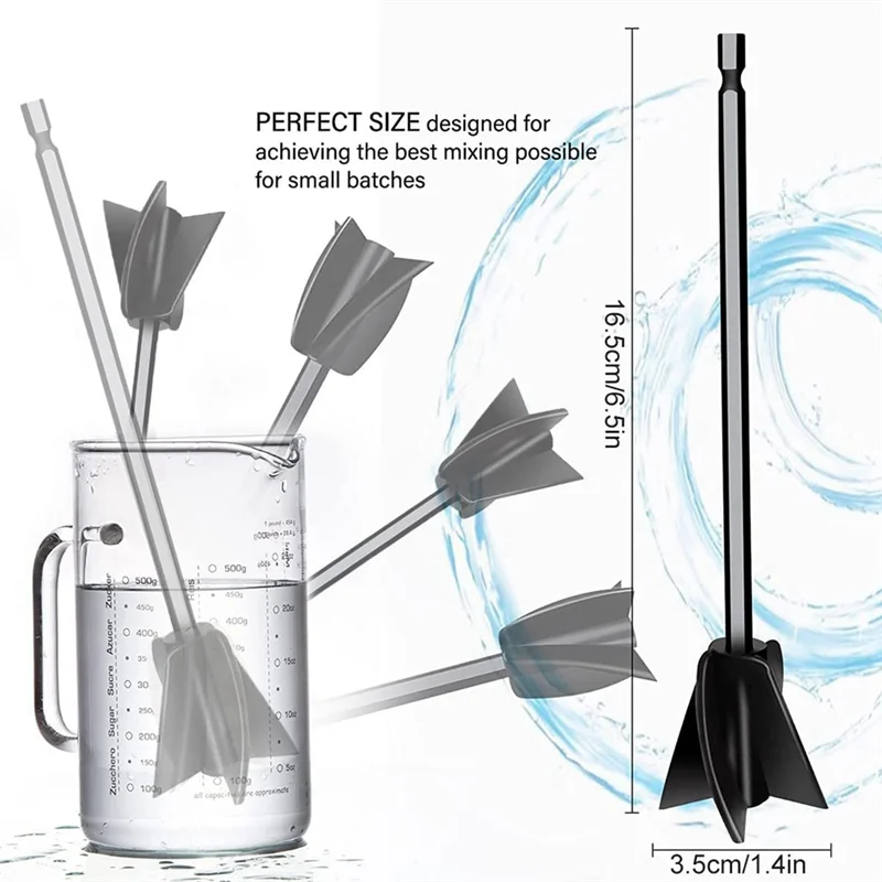 ABBK-16 個樹脂ミキサーエポキシ強力な混合用再利用可能な多目的エポキシドリル用エポキシとペイントミキサードリル