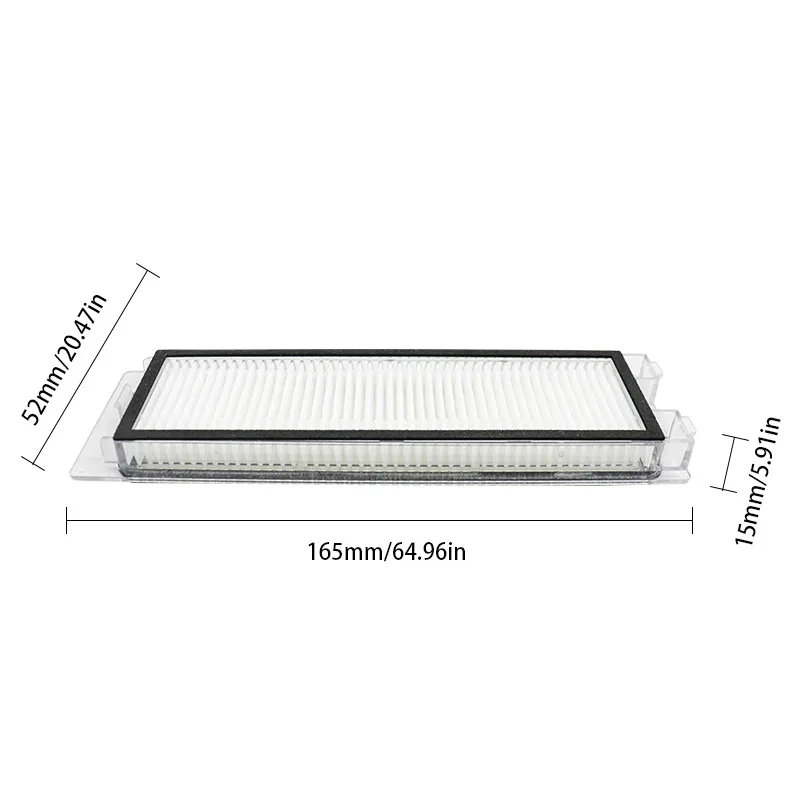 Rol sisi sikat HEPA Filter pel kain tas debu pengganti untuk Xiaomi Roborock Q Revo / P10 suku cadang penyedot debu robot