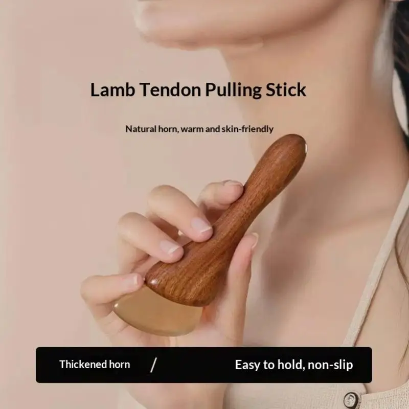 1 Stück Sandelholz-Massagegerät für Gesichtsstraffung und -festigung, Augenmassagestab – Detail 3