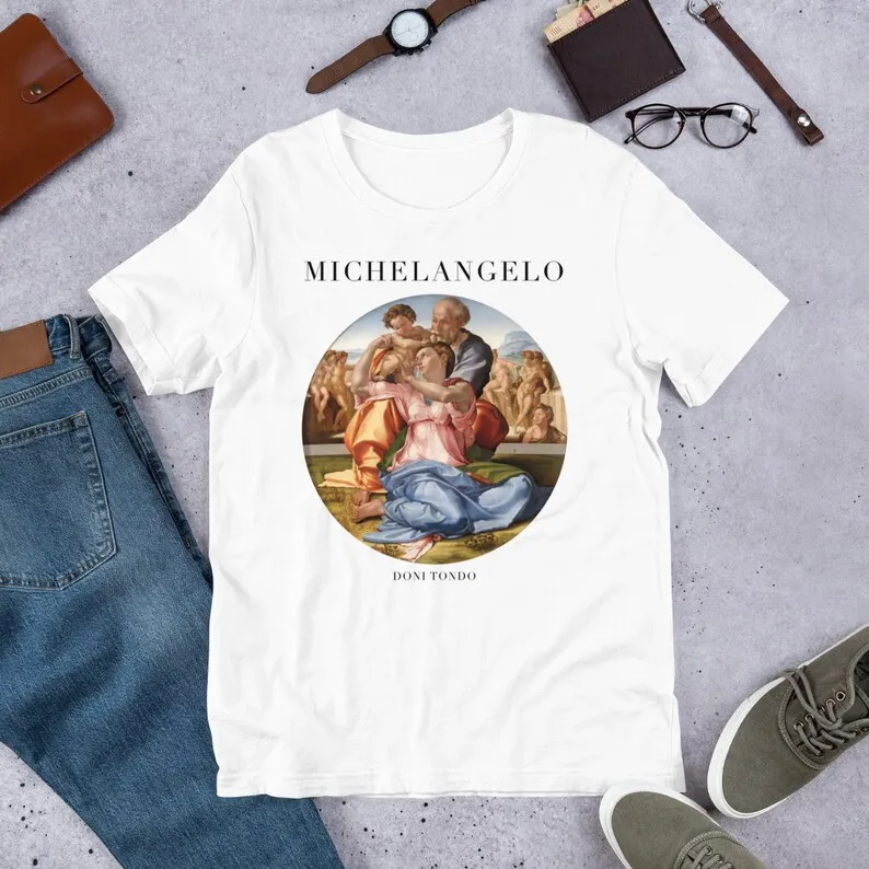 Michelangelo's Doni Tondo Renaissance T-Shirt