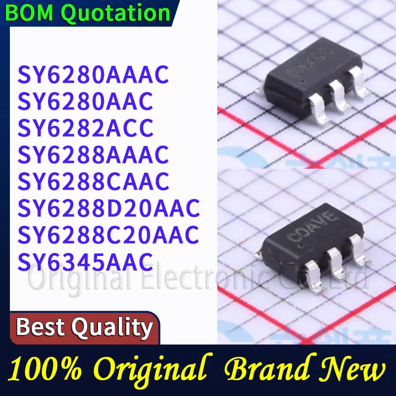 5pcs/lot SY6280AAAC  SY6280AAC  SY6282ACC  SY6288AAAC  SY6288CAAC  SY6288D20AAC  SY6288C20AAC  SY6345AAC