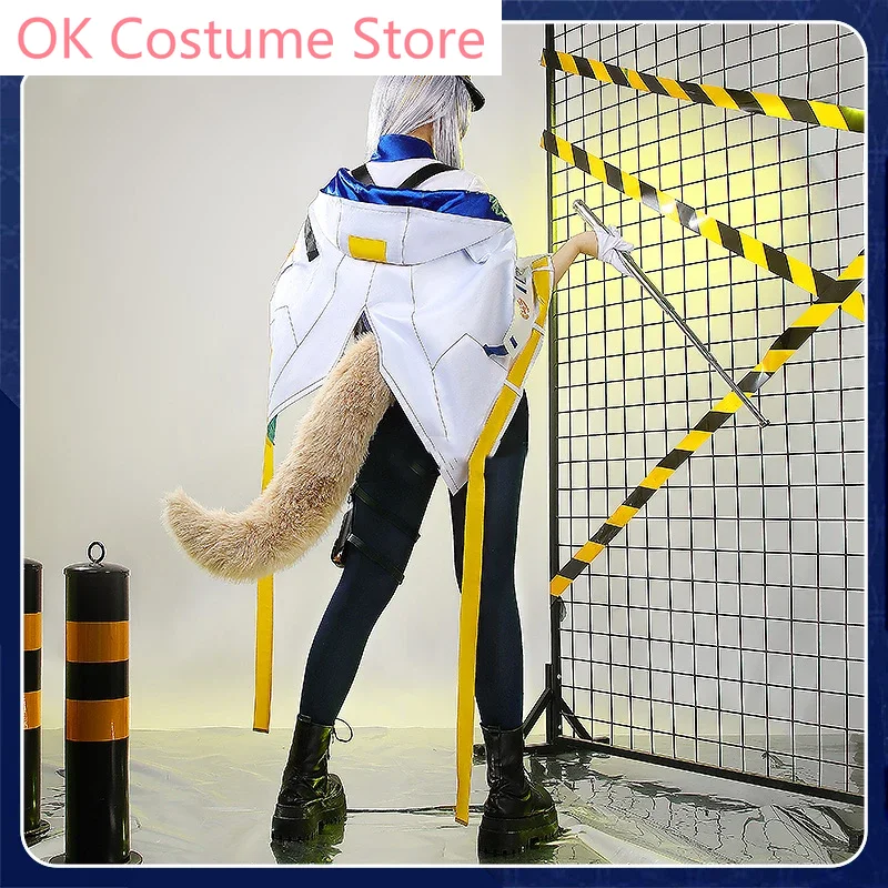 Vtuber Nijisanji Shioriha Ruri Canine Police Game Suit Uniform Cosplay Costume Halloween Party Role Play Outfit