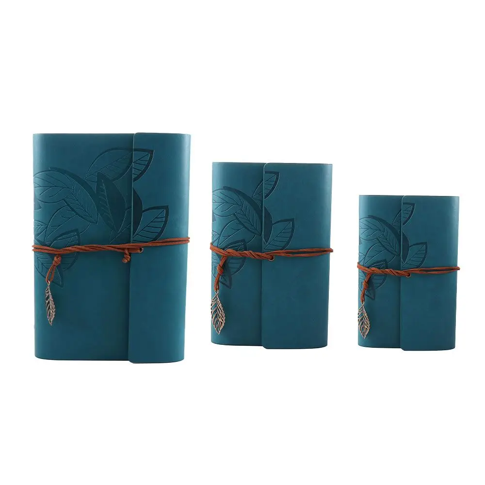 Literature Student Gift Notepad Sketchbook Journal Binder Diary Spiral Note Book PU Leather Paper Replaceable Vintage Notebook