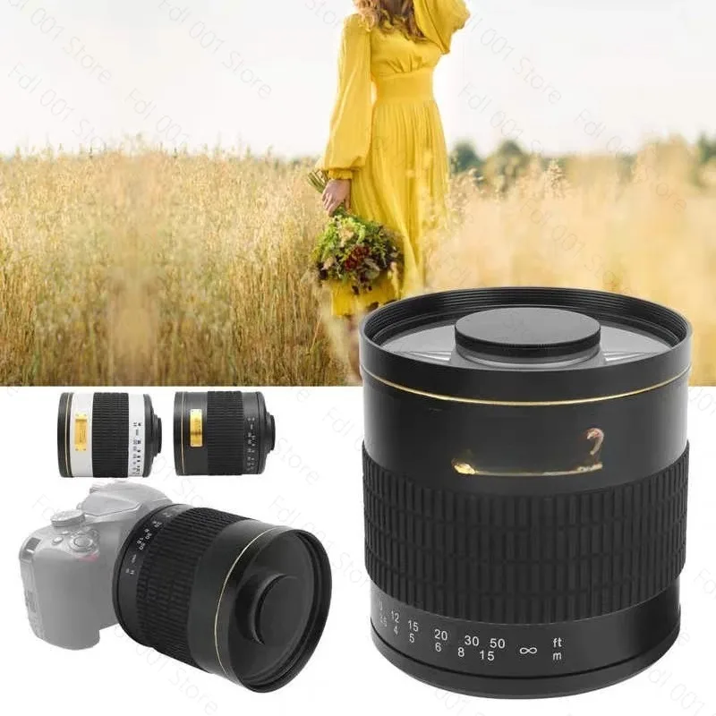 500Mm F8 F7.5 reflection lens, super telephoto fixed focus lens
