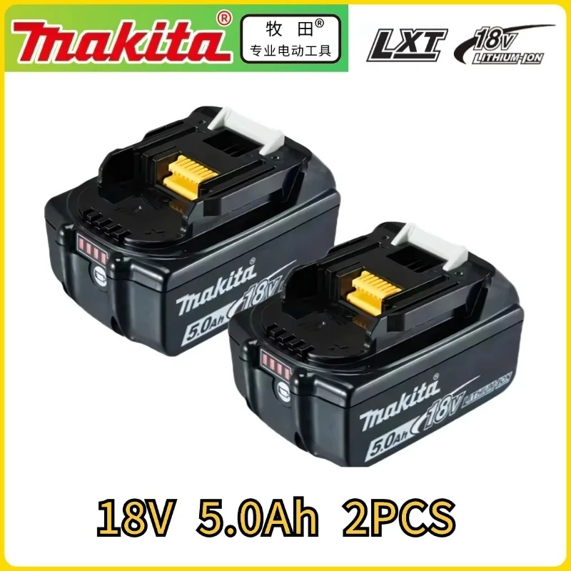 

Makita 18V rechargeable lithium-ion battery with 6000mAh, LED power display, used for LXT BL1860 BL1850 3A charger