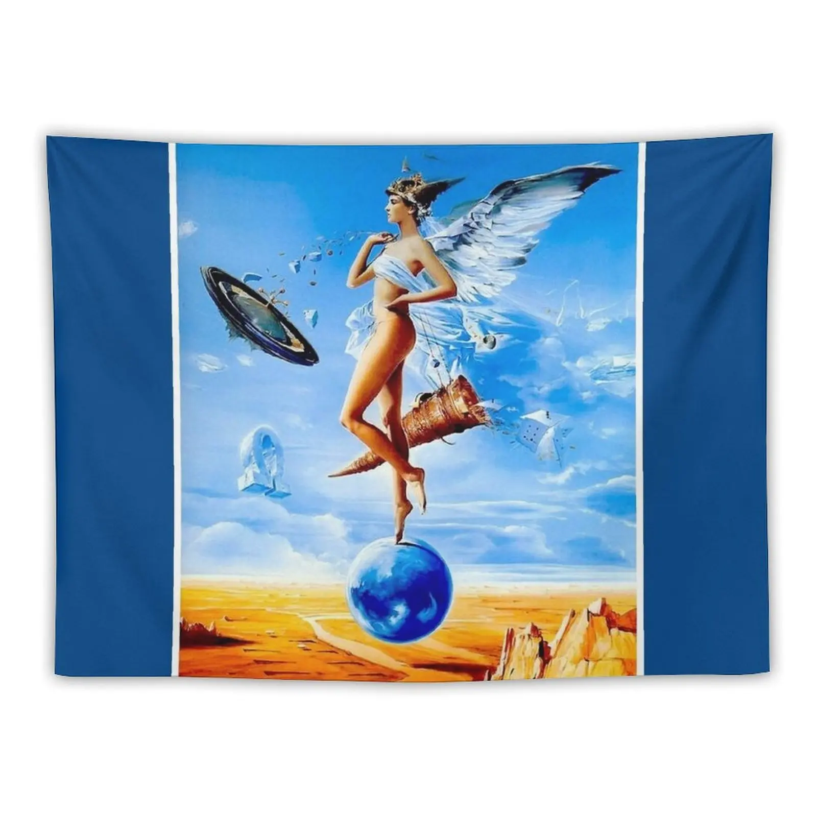 

MERCURY : Vintage Abstract God Print Tapestry Room Decorations Aesthetics Home Decoration Accessories Tapestry