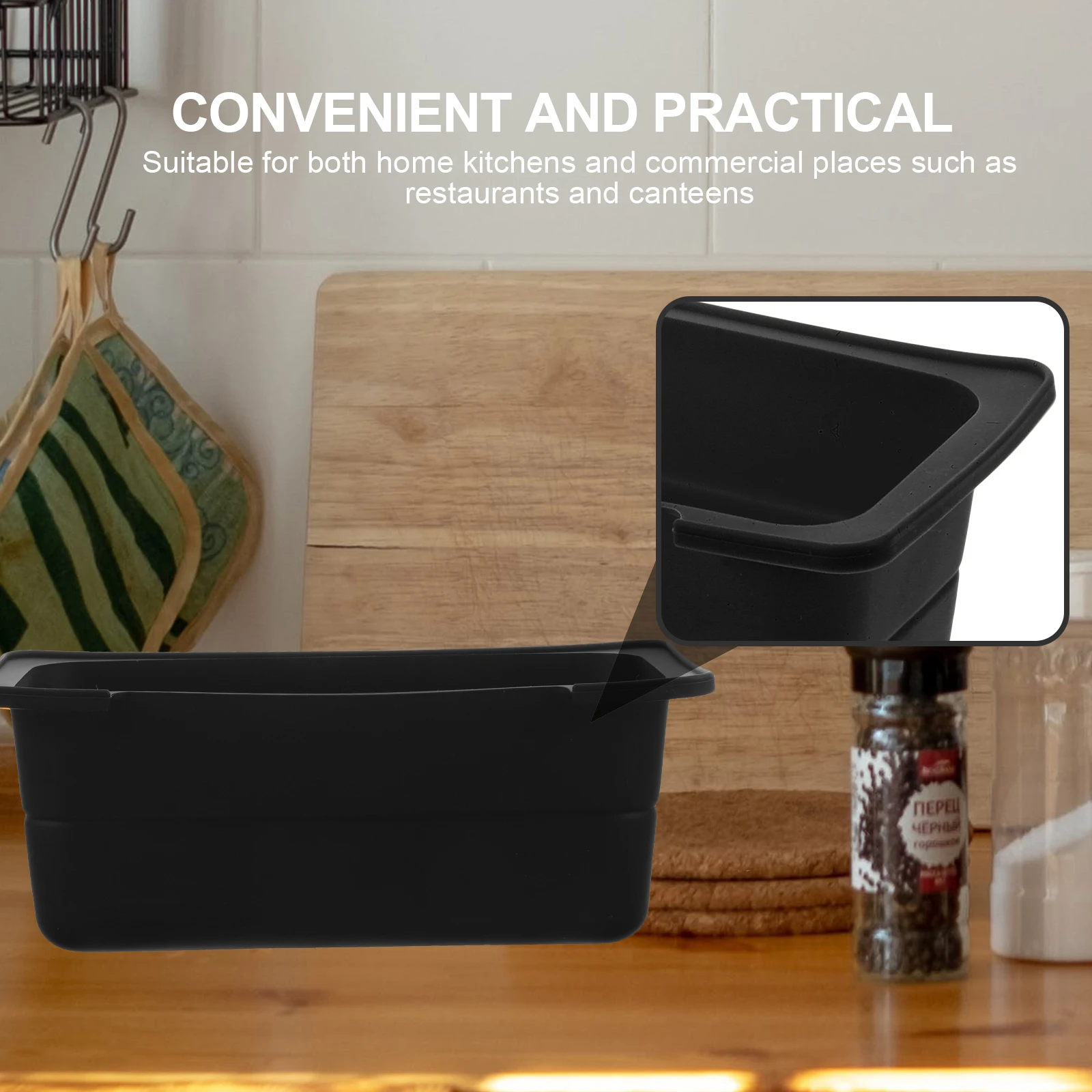

s BBQ Grill Oil Cup Silicone Liner High Temp Reusable Grease Catcher Camping Outdoor Drip Pan Kitchen Accessories