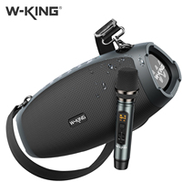 W-KING Portable Bluetooth Speaker (120W PEAK)70W with Wireless Microphone, IPX6 Waterproof Outdoor Loud Soud 42H Playback