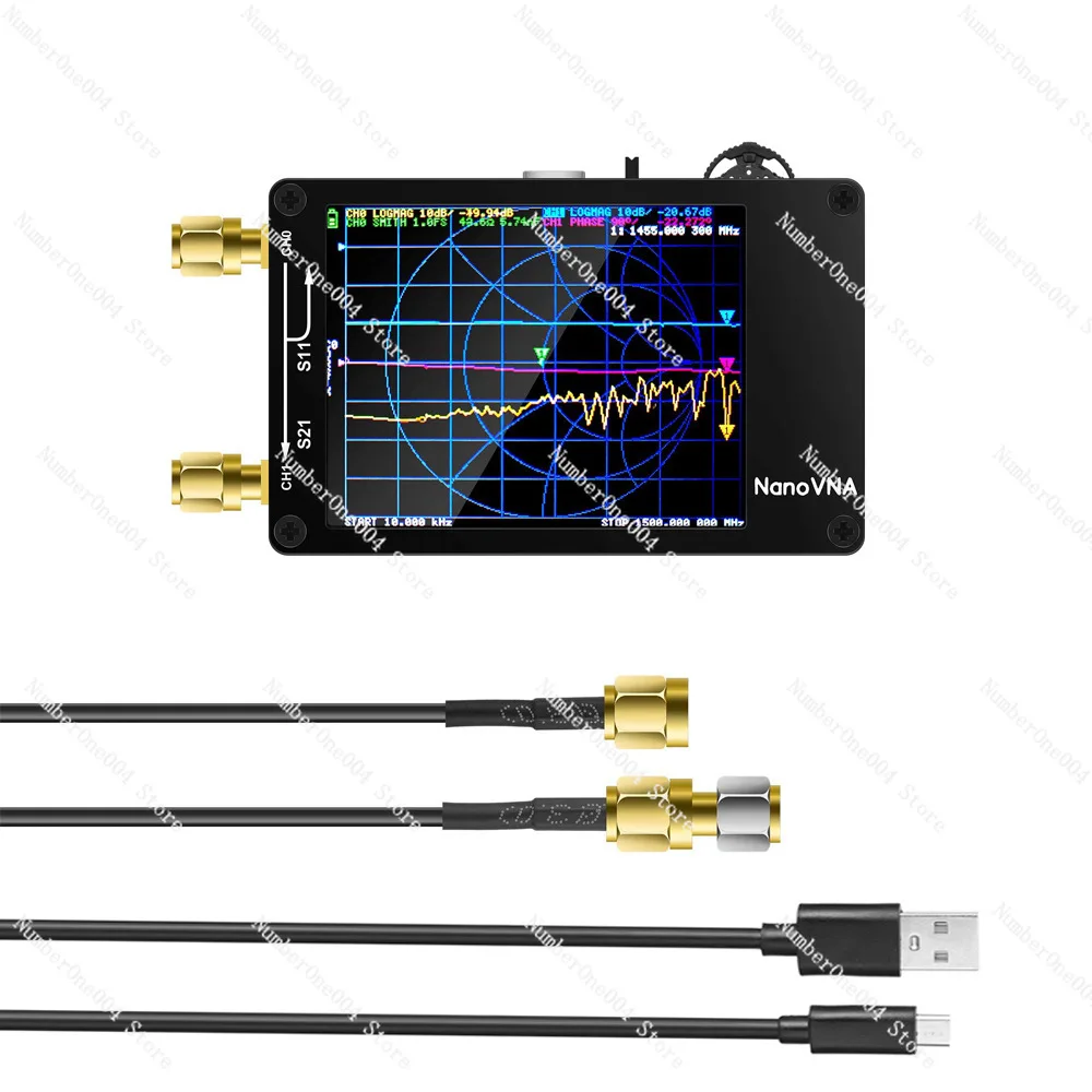 2.8-Inch Vector Network Analyzer Vnano VNA Supports 50KHz To 900KHz Antenna Network Analyzer