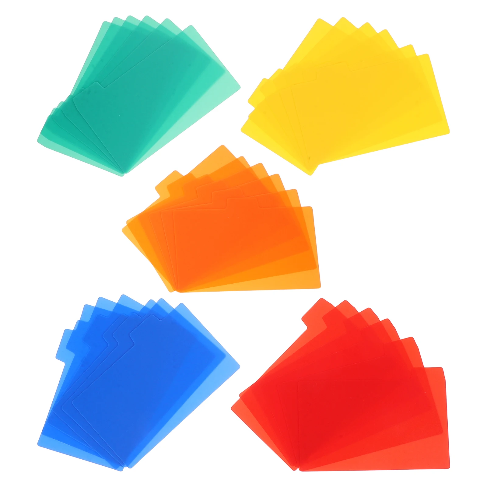 

1 set Index PVC for Documents Recipes Files Recipe Binder Dividers Index Cards Dividers Colored Tabs Kitchen Gadgets Set