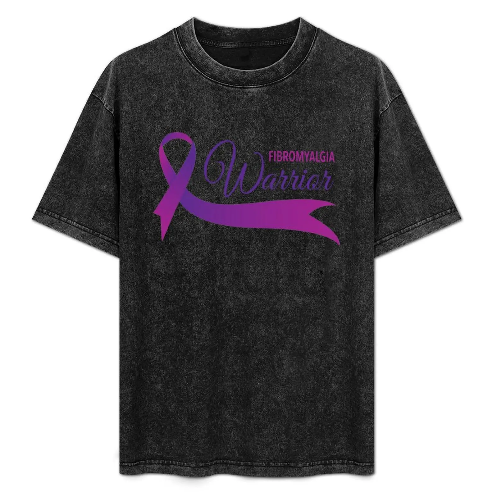 

Fibromyalgia Warrior with Purple Awareness Ribbon T-Shirt man clothes hippie clothes mens clothes