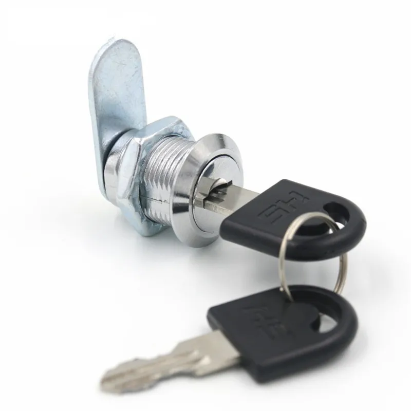 50Pcs 16/20/25/30mm Cabinet Mailbox Drawer Cam Lock With 2Keys Cylinder Door Office Desk Post Box Locks Furniture Hardware