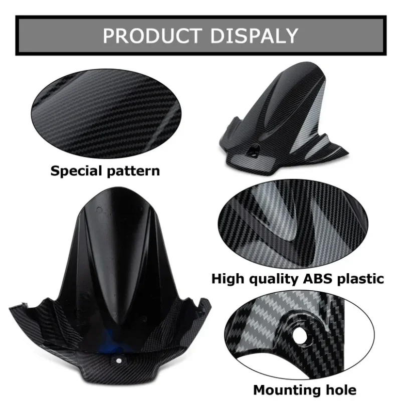 DWOE Motorcycle Accessories Rear Fender Mudguard Tire Hugger For Suzuki GSXR1000 K9 2009 2010 2011 Motobike modification