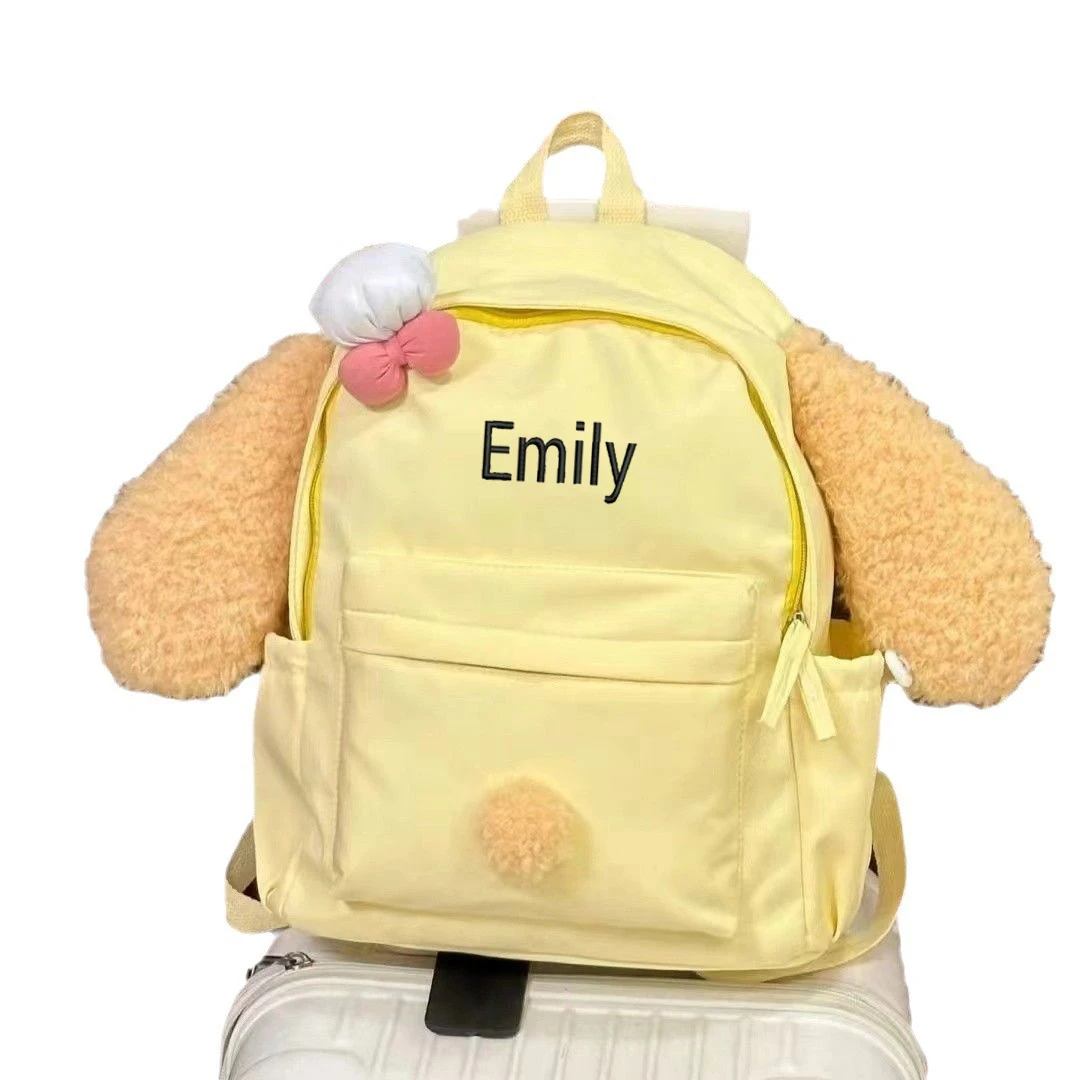 Personalized Cute Backpack Cartoon Soft Cute Large Capacity Backpack For Girls, Middle And High School Students, Class Backpack