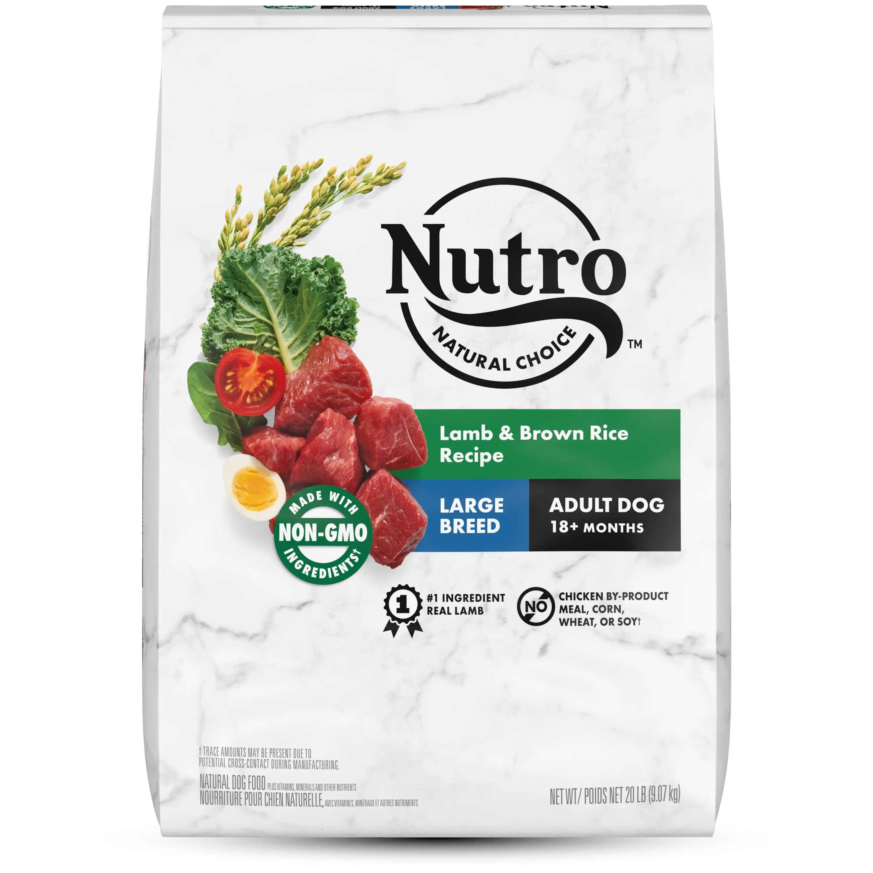 Natural Choice Adult Large Breed Dry Dog Food Lamb Brown Rice Formula 20 Lbs