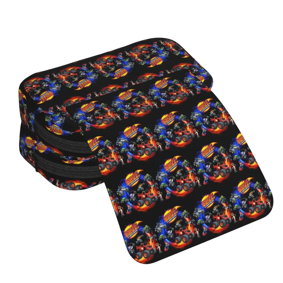 Blaze And The Monster Machines Active Pencil Case for Boys Girls School Pen Box Pencil Bag Stationery Supplies Pen Holder Bag