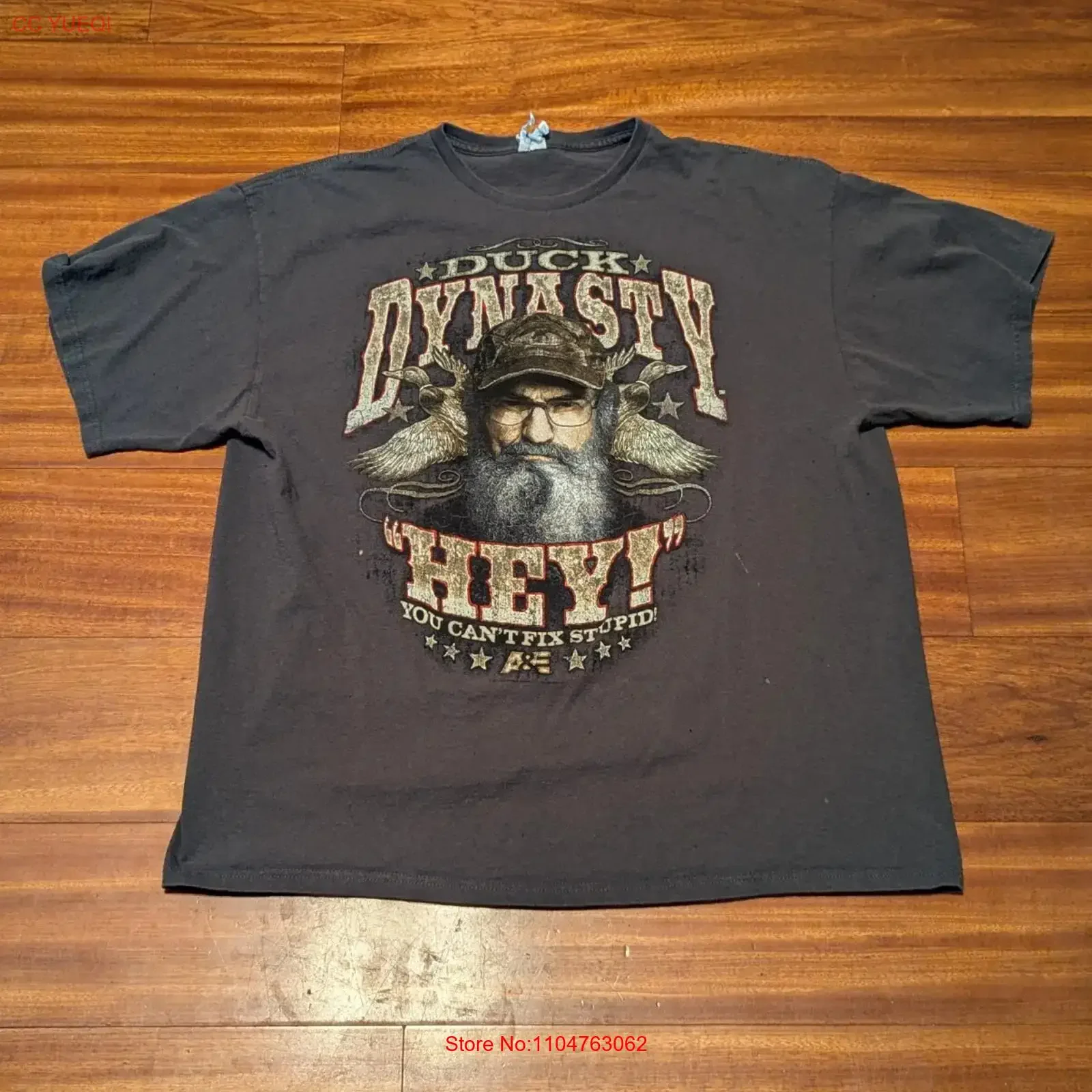 Duck Dynasty Uncle Si Tv Hey You Can t Fix Stupid Shirt Sz 2XL A E  vintage Washed Stretched Stylish Breathable Casual Slightly