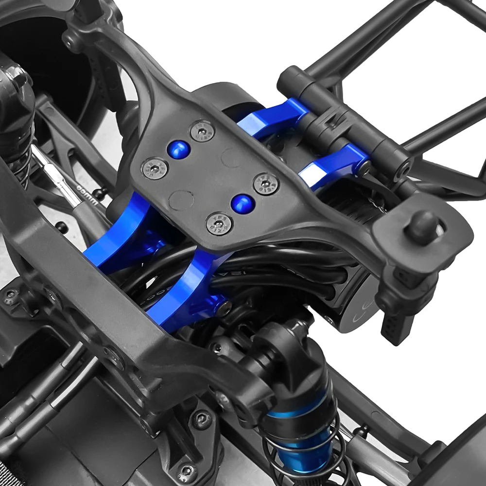 YEAHRUN ESC/جسم السيارة الخلفي/مروحة التبريد دعامة تثبيت ثابتة لفريق المرتبطة DR10 1/10 RC قطع غيار السيارات #5