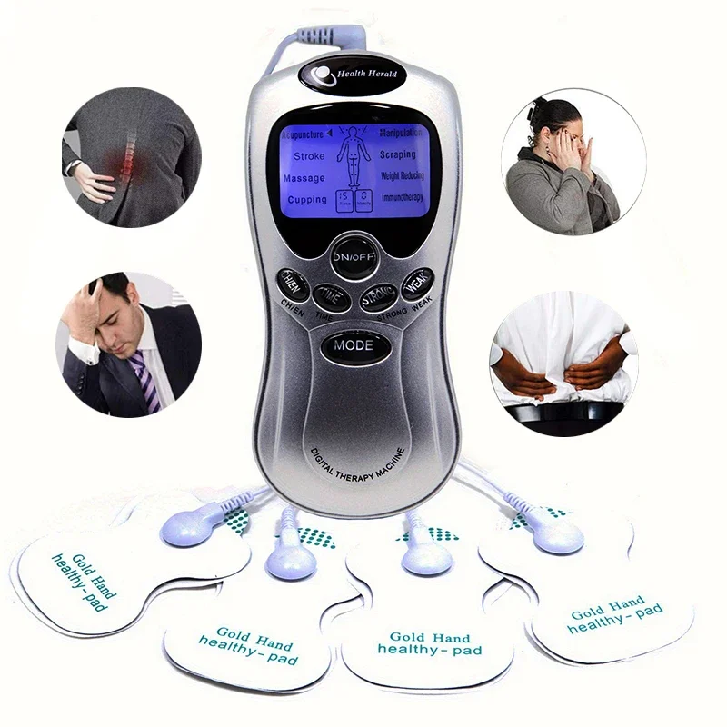 

Electric Tens Unit Massager Muscle Digital Massage Electric Body LCD Display Machine2027