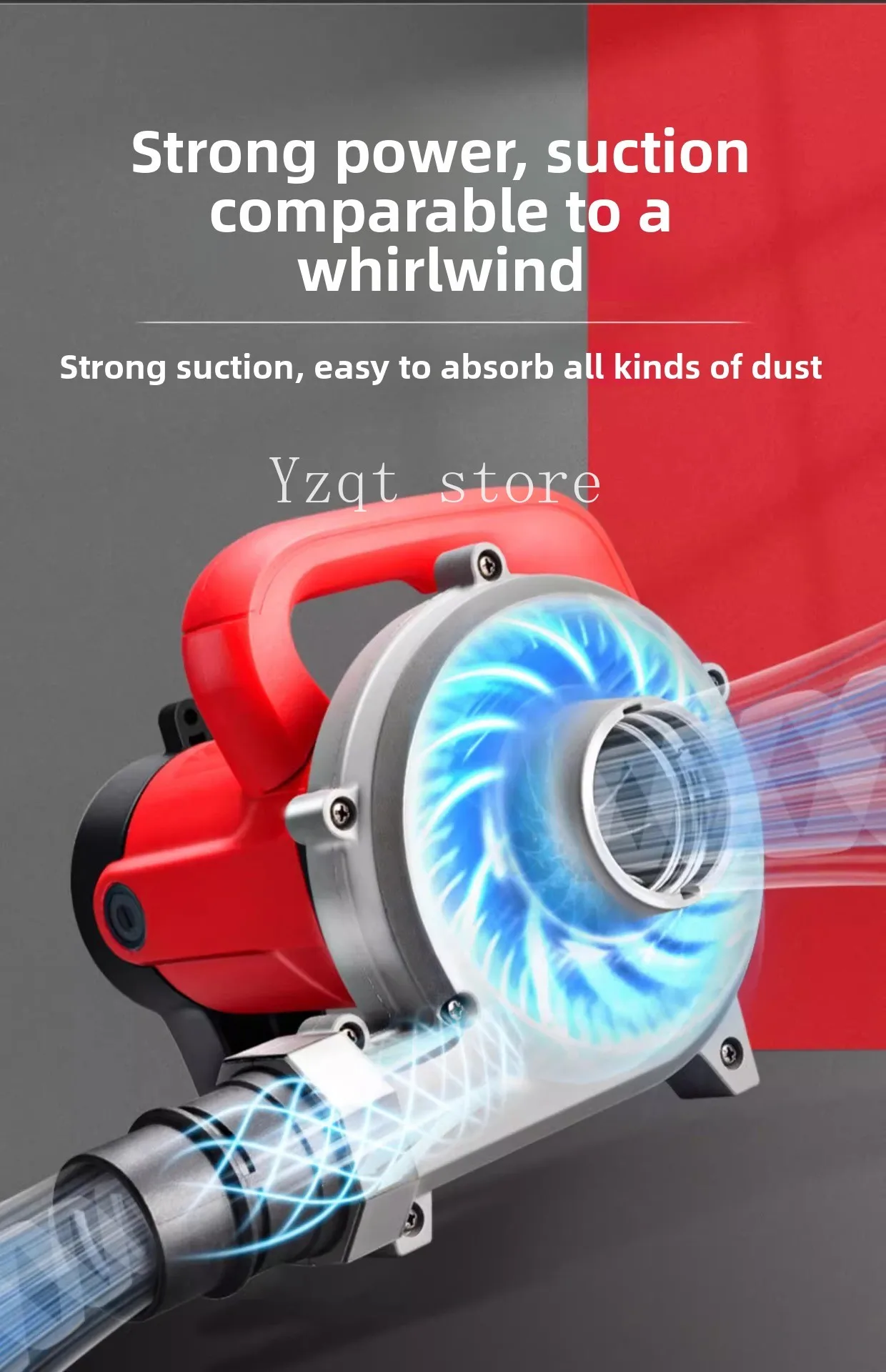 6280W industrial grade high power slotting machine, dust collector, hair dryer, wall mill, vacuum cleaner, hair dryer, dual