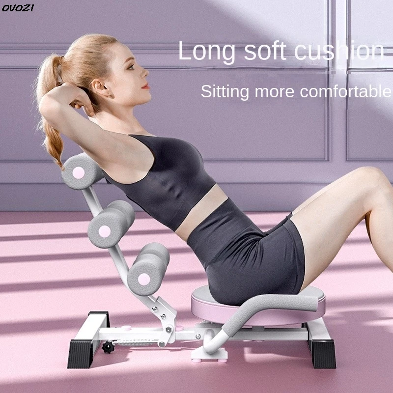 

OVOZI Sit-ups Auxiliary Fitness Equipment Indoor Abdominal Fitness Machine Household Lazy Thin Belly Roll Abdominal Machine