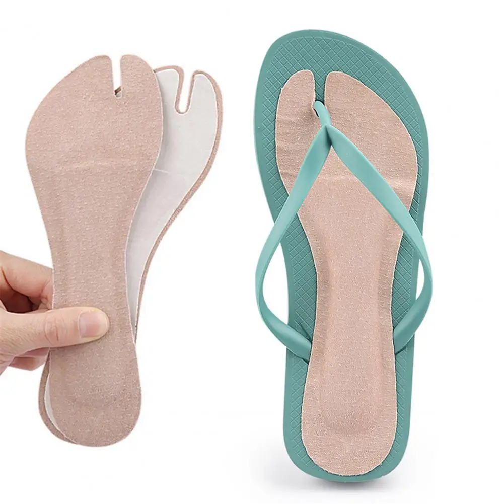 Non Slip Gel Free Insoles Women’s Flip-flops Insoles with Ergonomic Arch Support Anti-slip Breathable Cushion Pads for Women