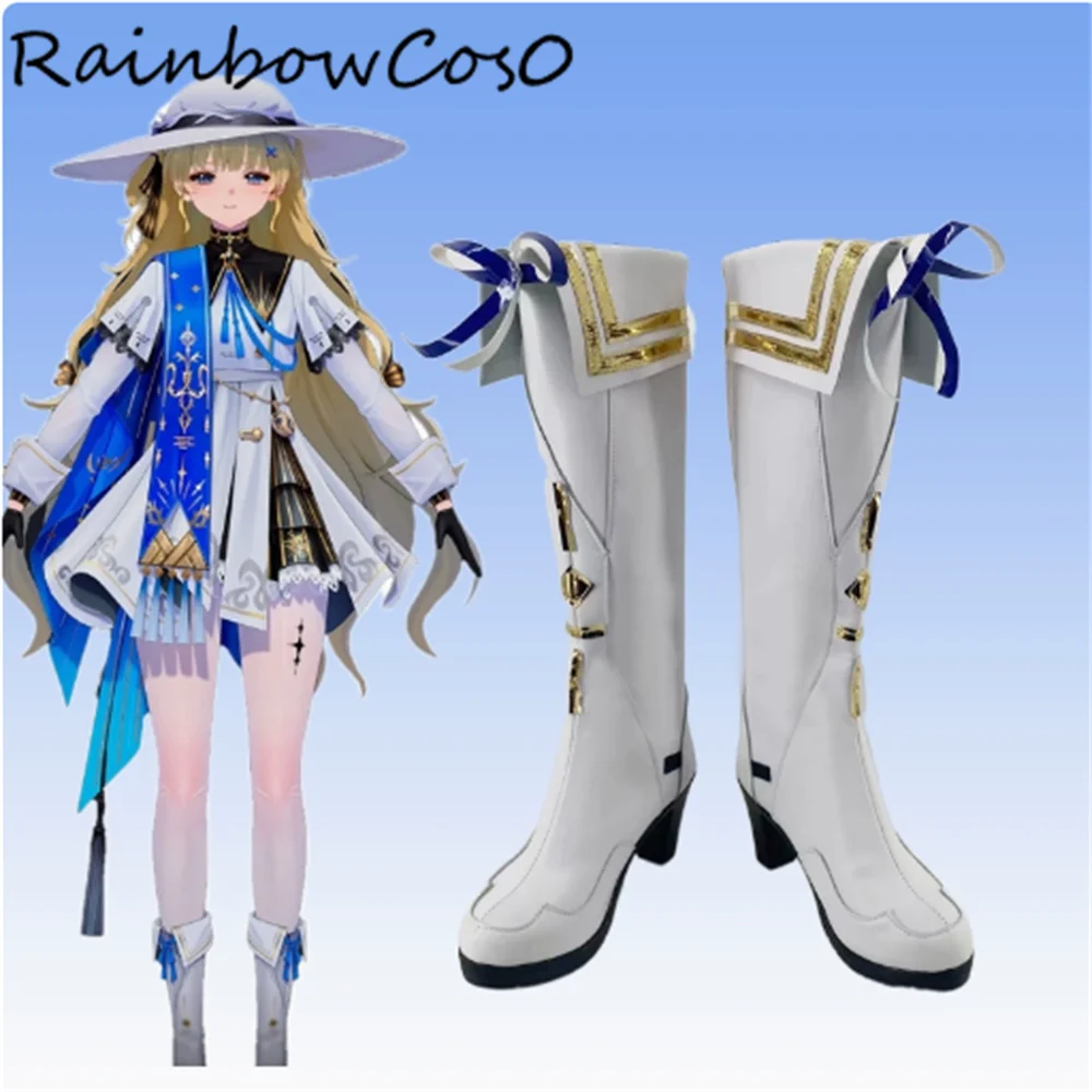 

Phoebe Rinascita Wuthering Waves Обувь для косплея Сапоги Игра Аниме Хэллоуин Рождество RainbowCos0 W4521
