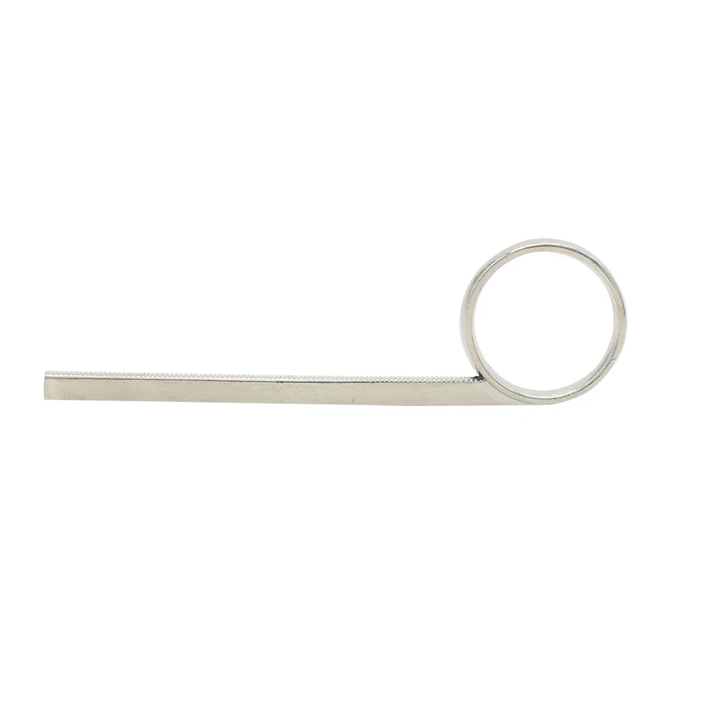 IRIN 95mm Trumpet Hand Pull Ring Nickel-Plated Metal Trumpet Third Valve Sliding Finger Pull Ring Trumpet Replacement Part