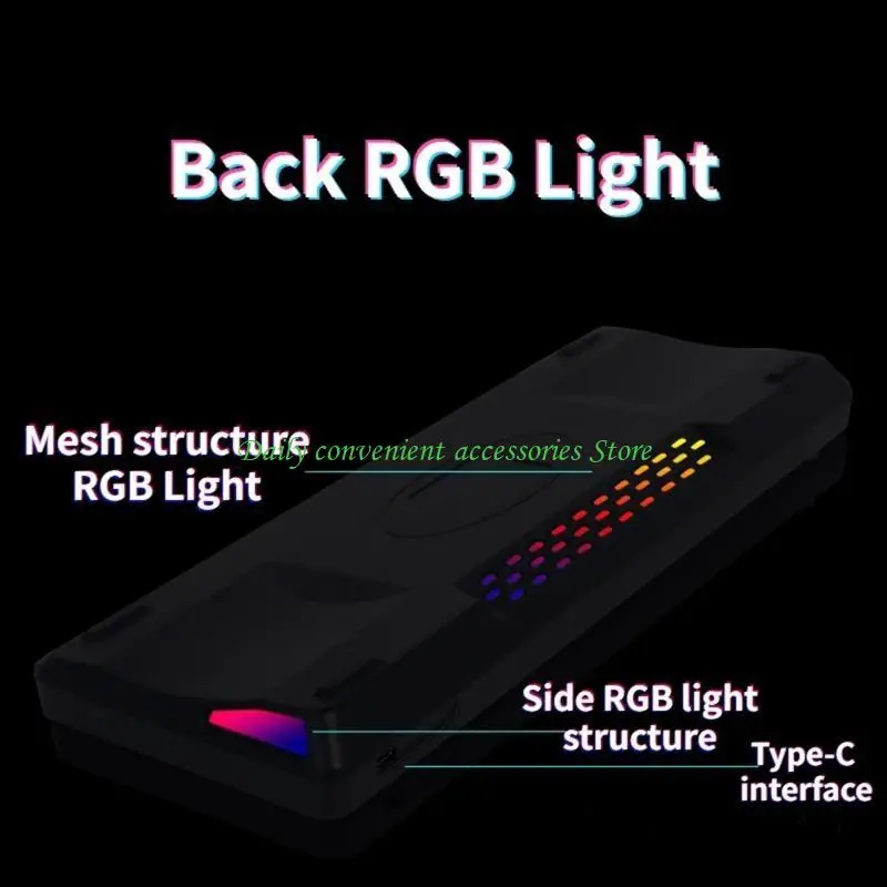 97QB Mécanique Keyboard Gamer Souding DIY 68KEY SWAP HOT SWAP Espace pour 3 / 5pins