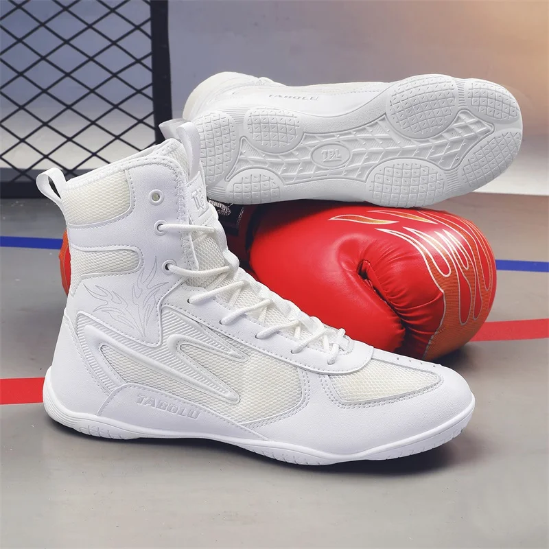 Professional Men Wrestling Boots Designer Boxing Shoes Mens Top Quality Fighting Shoes for Man Designer Gym Training Shoe