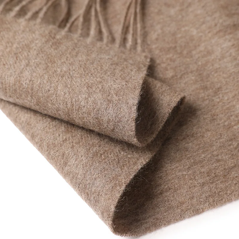 وشاح من الصوف الخالص 100% للجنسين 2025 - 70*200 سم شال الباشمينا الناعم الدافئ للشتاء والخريف، غلاف متعدد الاستخدامات للنساء والرجال