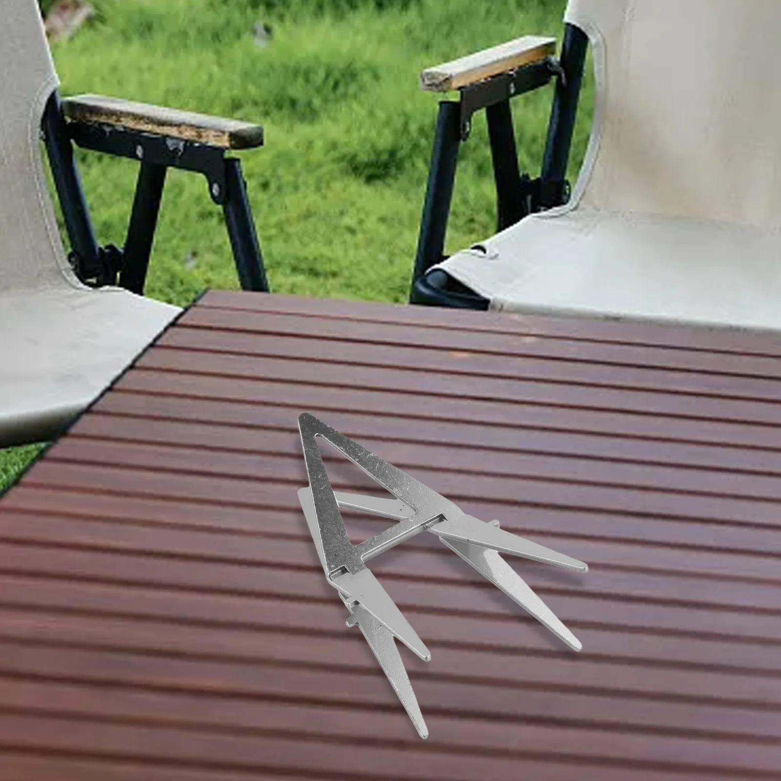 Stainless Steel Bracket Portable Stove Support Camping Adventure Versatile Cooking Accessory Compact Design Easy Setup