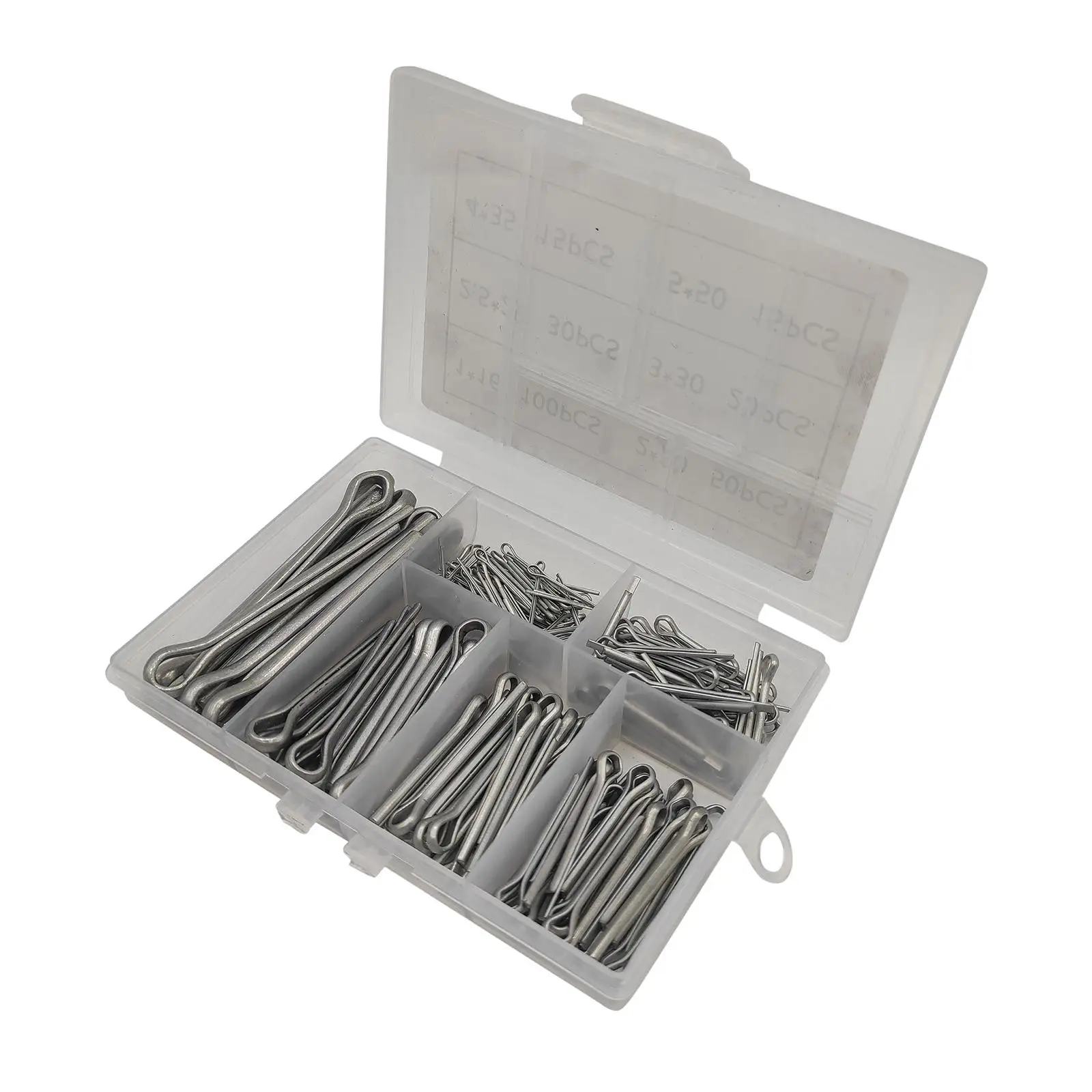 230Pcs Assorted Split Cotter Pins Straight Hairpins Fixings Premium