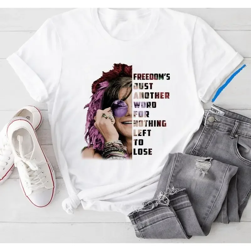 Janis Joplin Freedom Äôs Just Another Word For Nothing Left To Lose T Shirt S 5XL