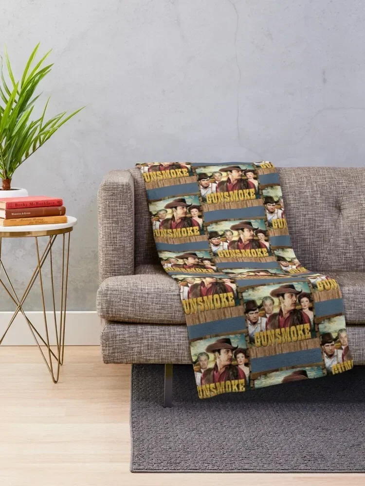 GunSmoke Throw Blanket For Baby christmas gifts Blankets