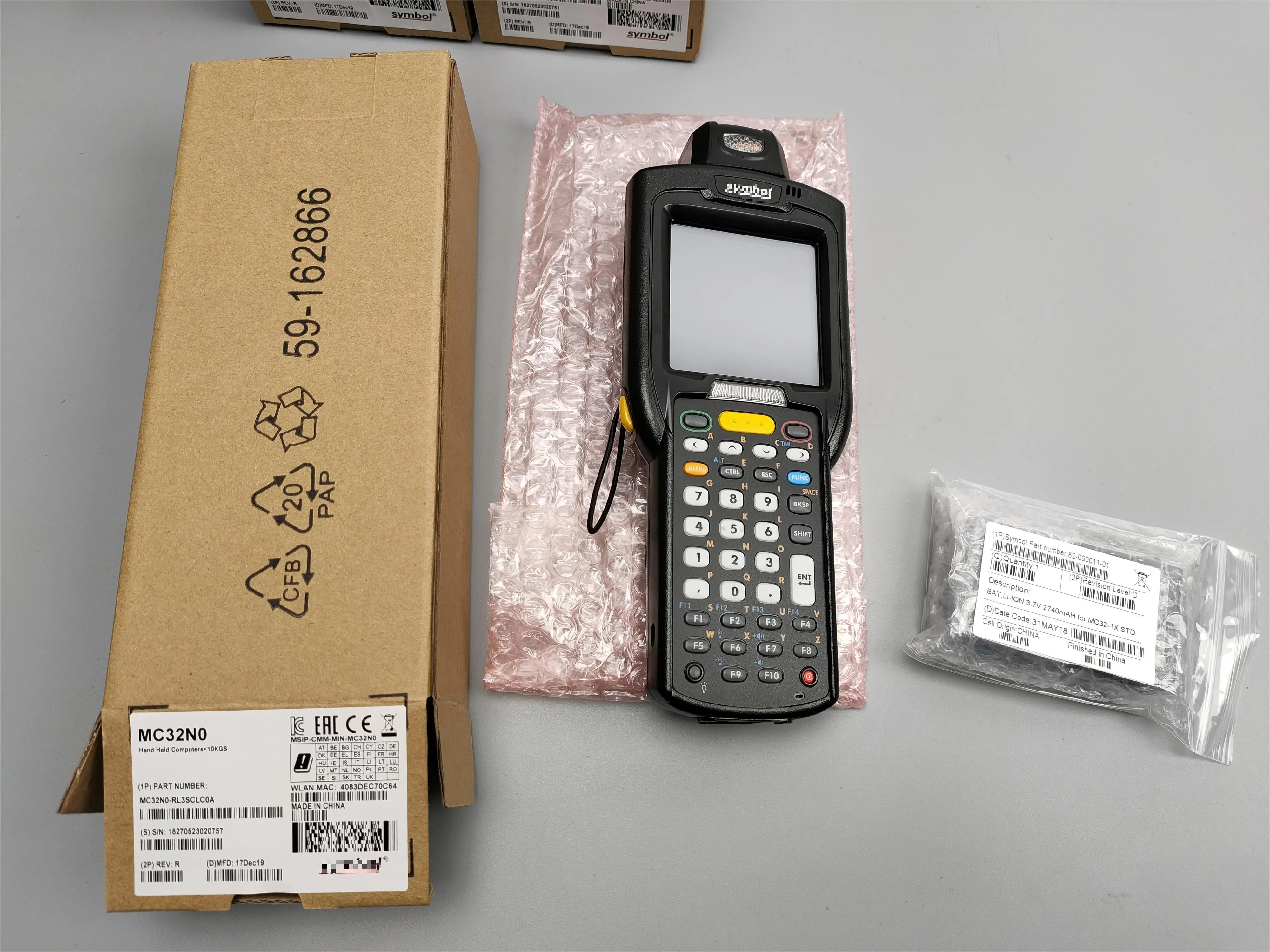 MC32N0-RL4HCHEIA Handheld Mobile Computer Handheld PDA SE965 1D Laser Barcode Scanner Terminal For Logistics Inventory