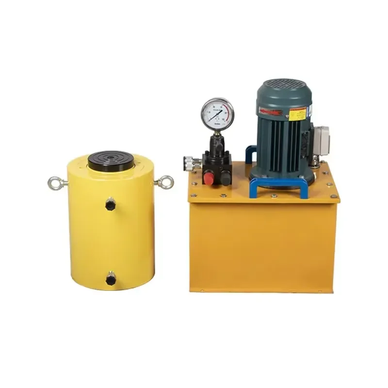 Customized rear tension bridge 250T 200mm double acting hollow hydraulic jack