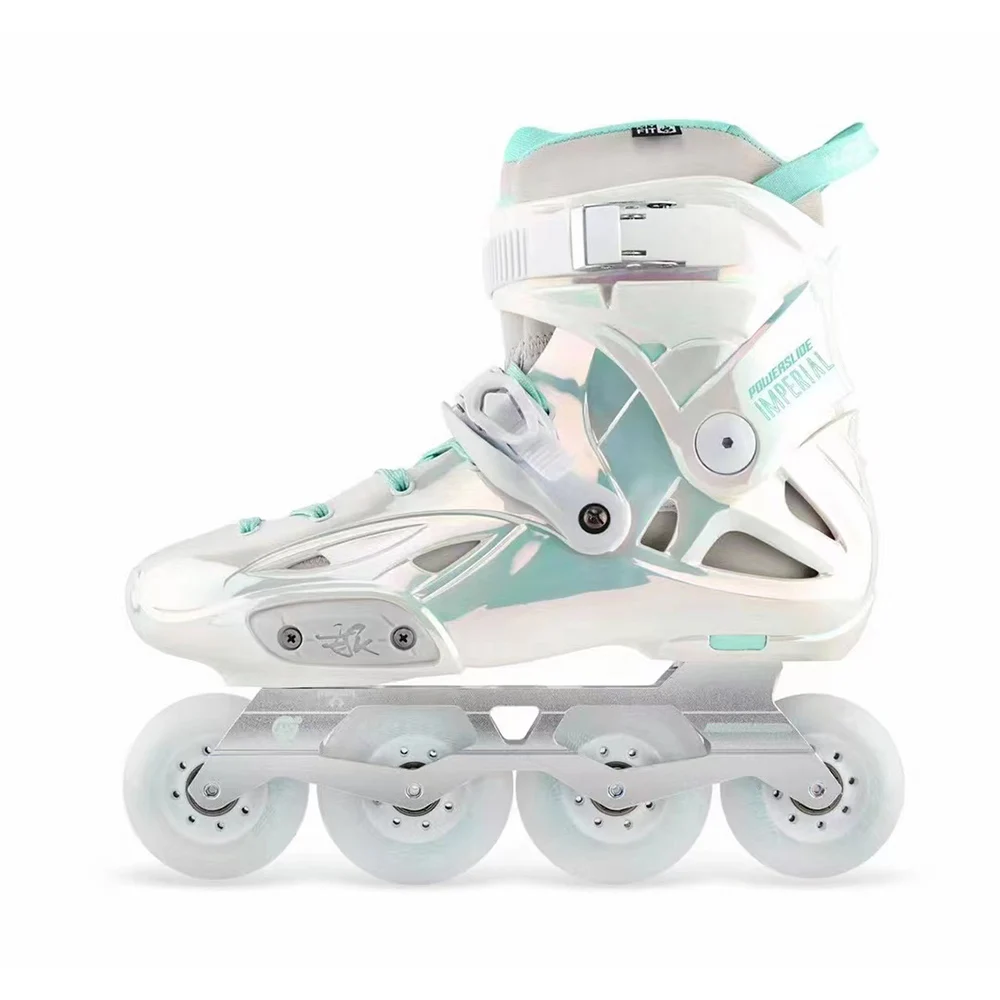 Powerslide-Patines en línea imperiales, zapatos profesionales de Slalom, sin ruedas, Color arcoíris, 100% originales, 2023