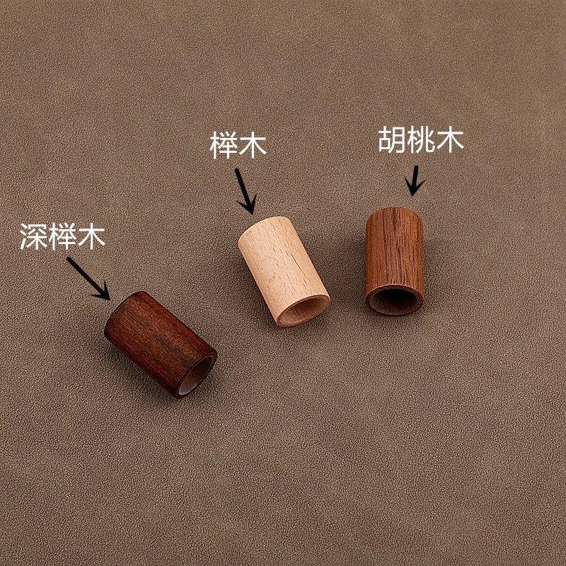 10 مللي زجاجة رذاذ زجاجية موزع زجاجات مع غطاء خشبي السفر إعادة الملء عينة الجوز غطاء حاوية رذاذ عطر فارغة