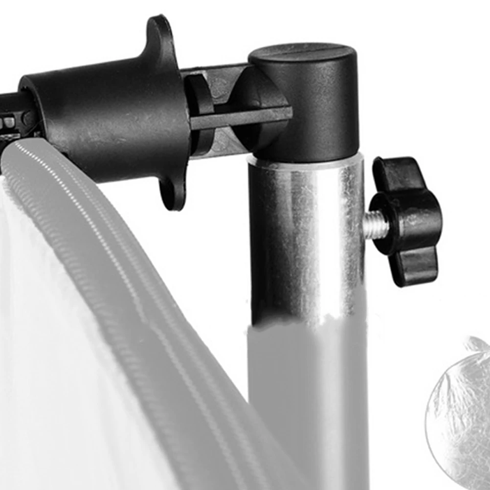 

4pcs Reflector Holder Bracket 17Mm Hole Diameter Light Stand Clip For Photography Background Reflectors Reflector Stand Adapter