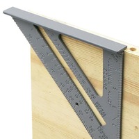 Triangle Rule 90 Degree Thickening Angle Rule Aluminum Alloy Carpenter Measurement Square Ruler Layout Tool Measurement Tool