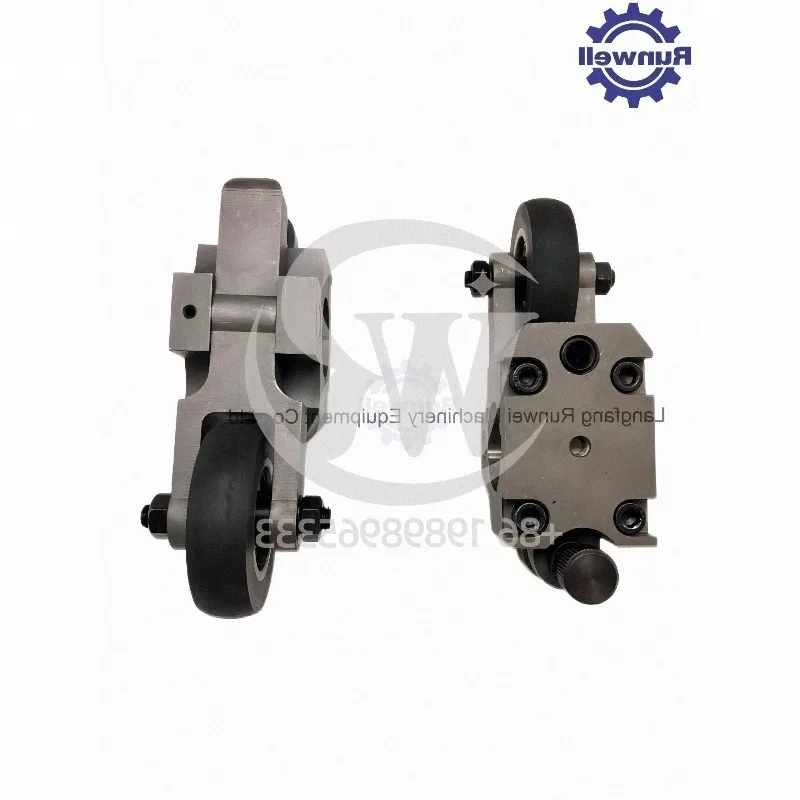 KOMORI LS40 1 pair Paper Rubber Wheel Assembly for Retail Spare Parts Feeder Wheel Bracket Included