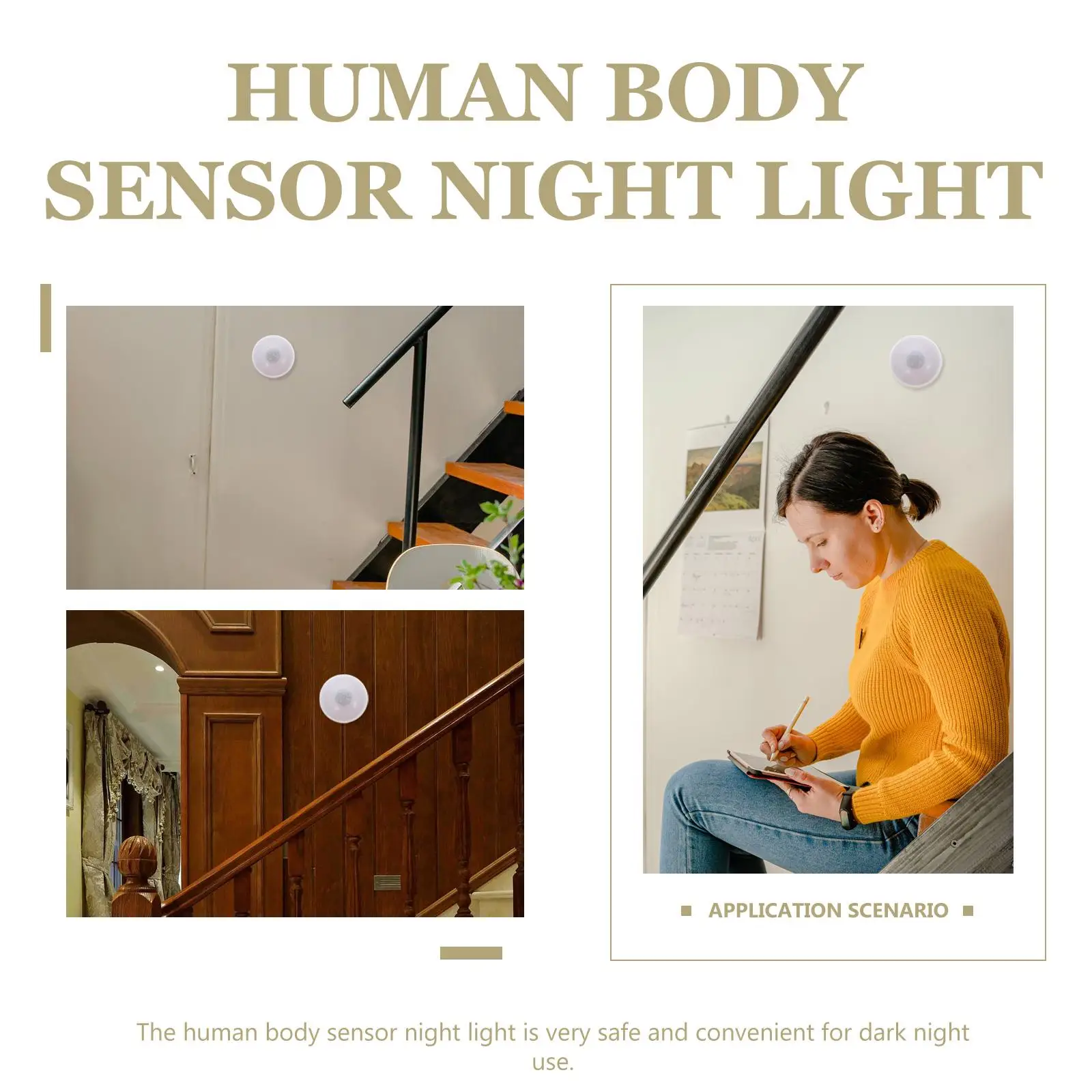 Human Body Induction Bulb Premium Plastic Sensor Comfortable Light Eye Protection Warehouse Stairs Children Rooms LED