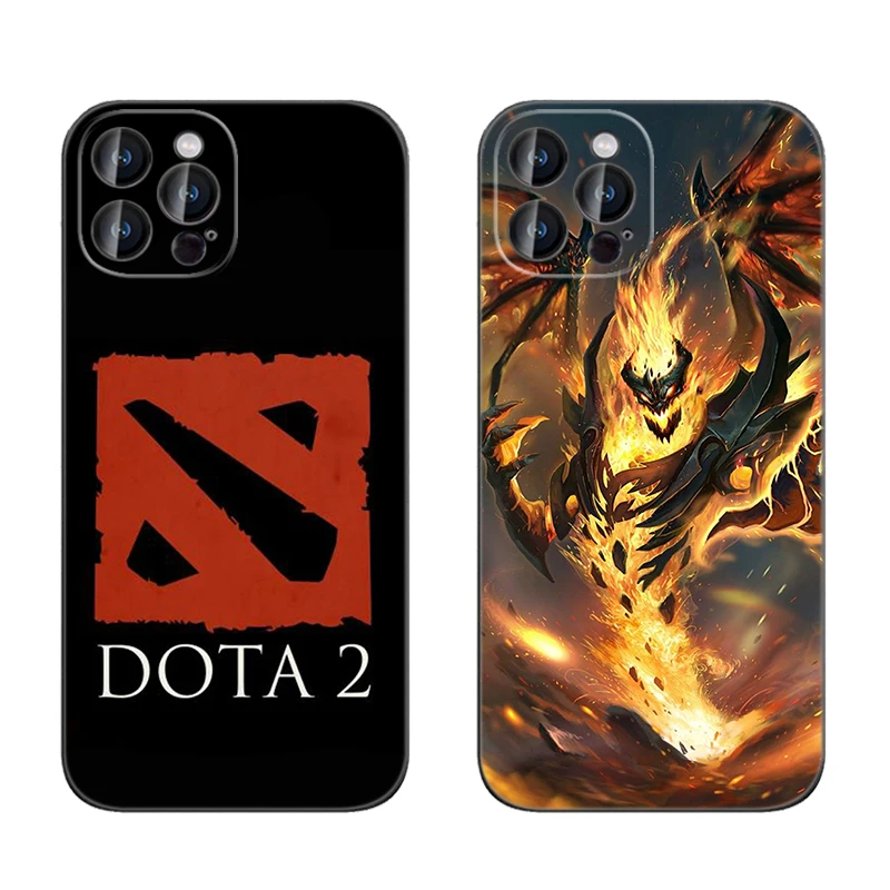 Черный силиконовый чехол для телефона Dota 2 Game для Apple iPhone 12 13 Mini 7 8 14 15 16 Plus Pro Max 16E Cover Черный силиконовый чехол для телефона Dota 2 Game для Apple iPhone 12 13 Mini 7 8 14 15 16 Plus Pro Max 16E Cover