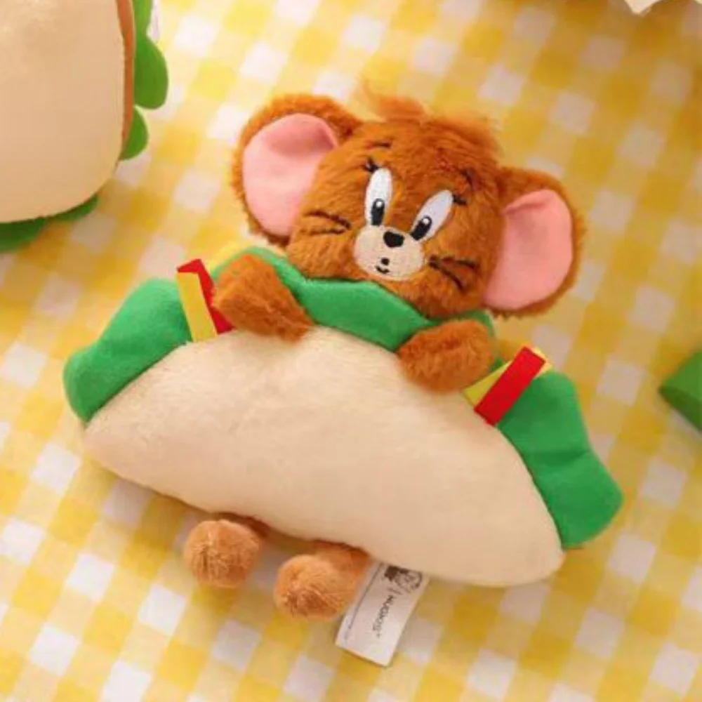 حقيقية أنيمي توم وجيري الحلوى سلسلة أفخم دمية المفاتيح Kawaii الكرتون متعة الكرواسون جيري بلوشيز الفتيات هدايا عيد الميلاد #2