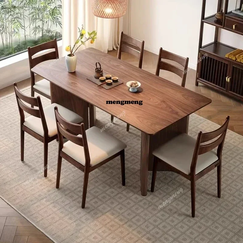 F85 Restaurant Chairs Tables With 4 Chairs Desk Nordic Style 140cm 160cm 180cm Dining Table Coffee Tables Dining Room Furniture