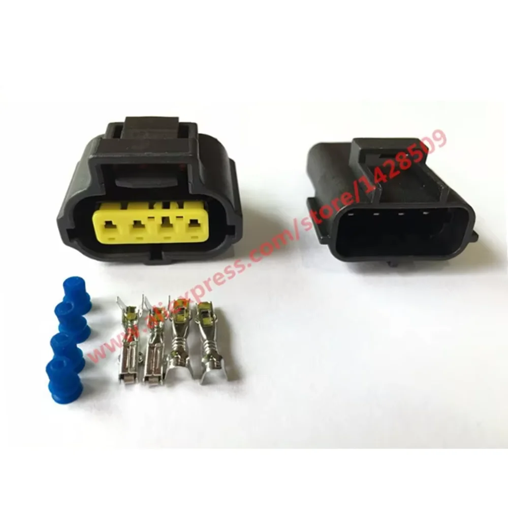 1 Pcs AMP Tyco 4 Pin Throttle Sensor Plug 1JZ-GTE 2JZ-GTE 1UZ 3SGE TPS Wire Connector Female Male For Toyota 178399-2 184046-1